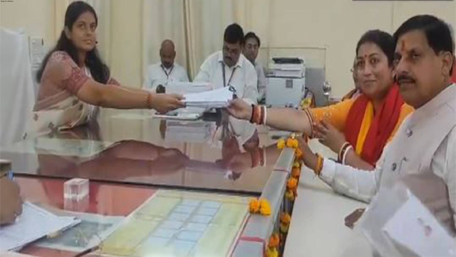 Smriti Irani files nomination papers from Amethi, hopes people will bless BJP in Lok Sabha polls